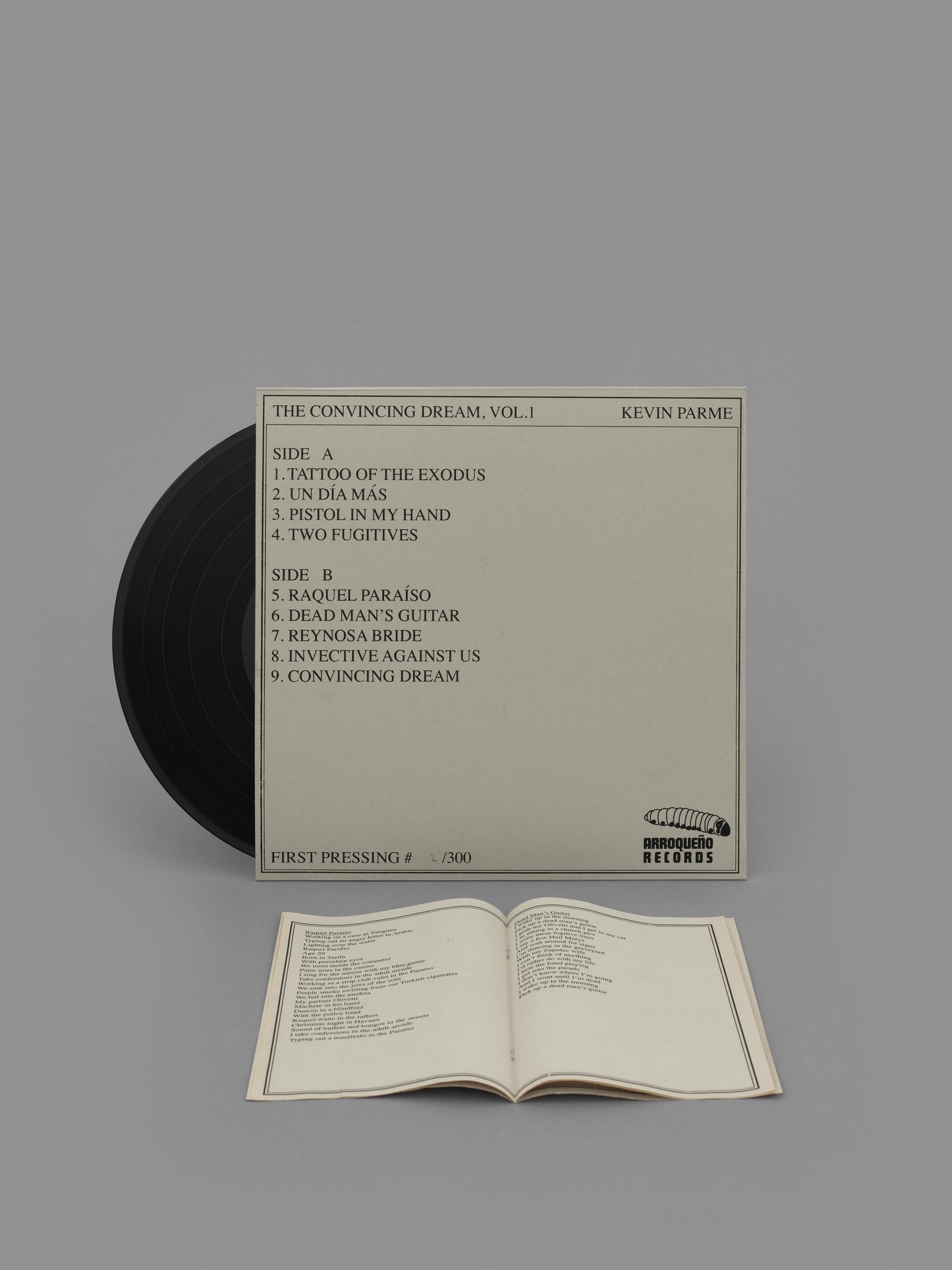 Kevin Parme - "The Convincing Dream, Vol. 1" LP