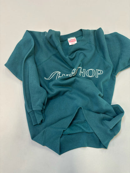 Hanes Teal Shepshop Raglan Sweatshirt