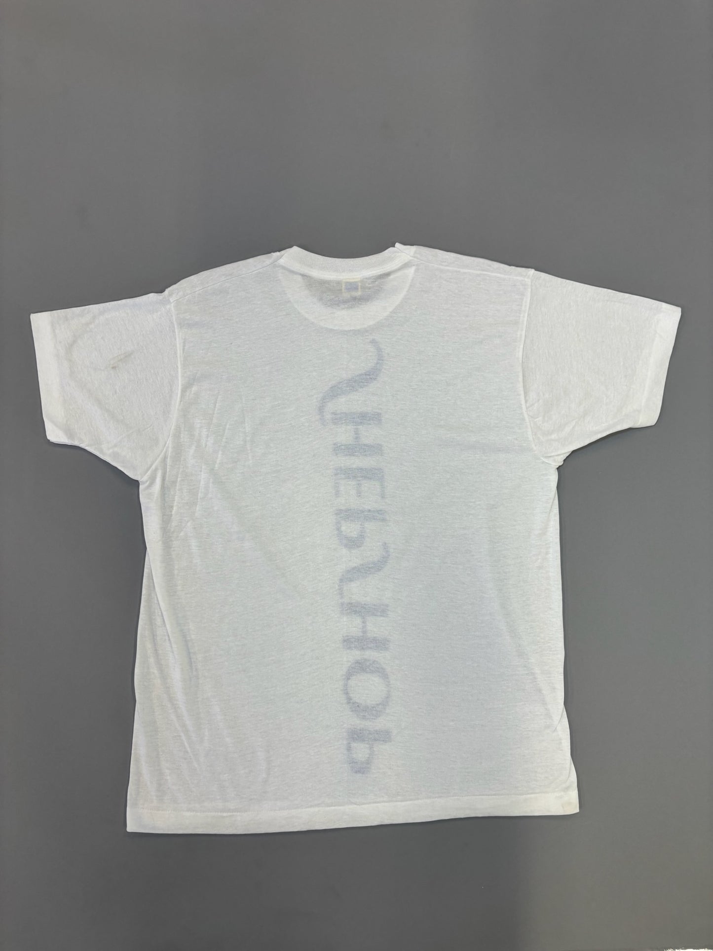 HUGE shepshop LOGO white t screenstars