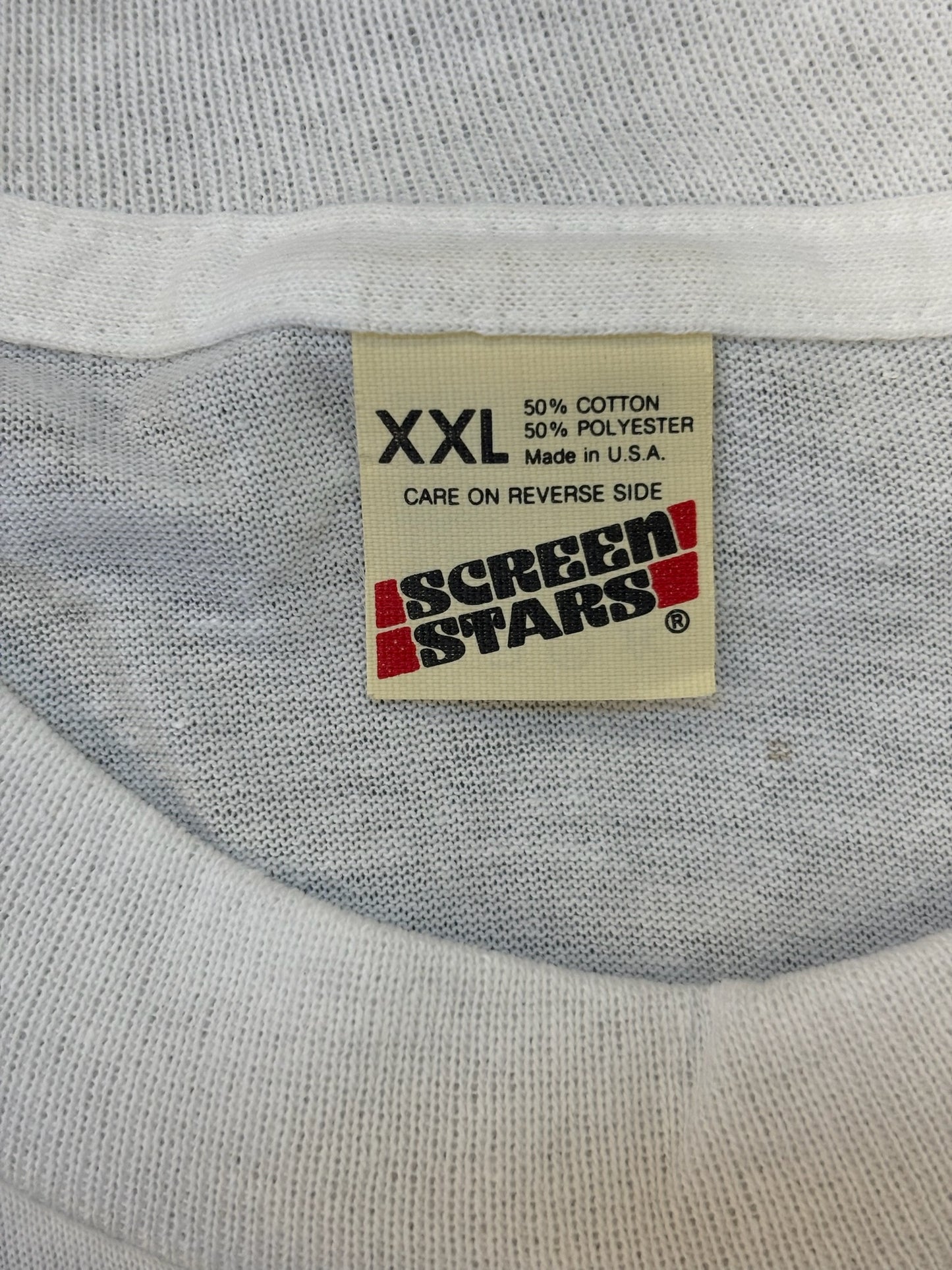 HUGE shepshop LOGO white t screenstars