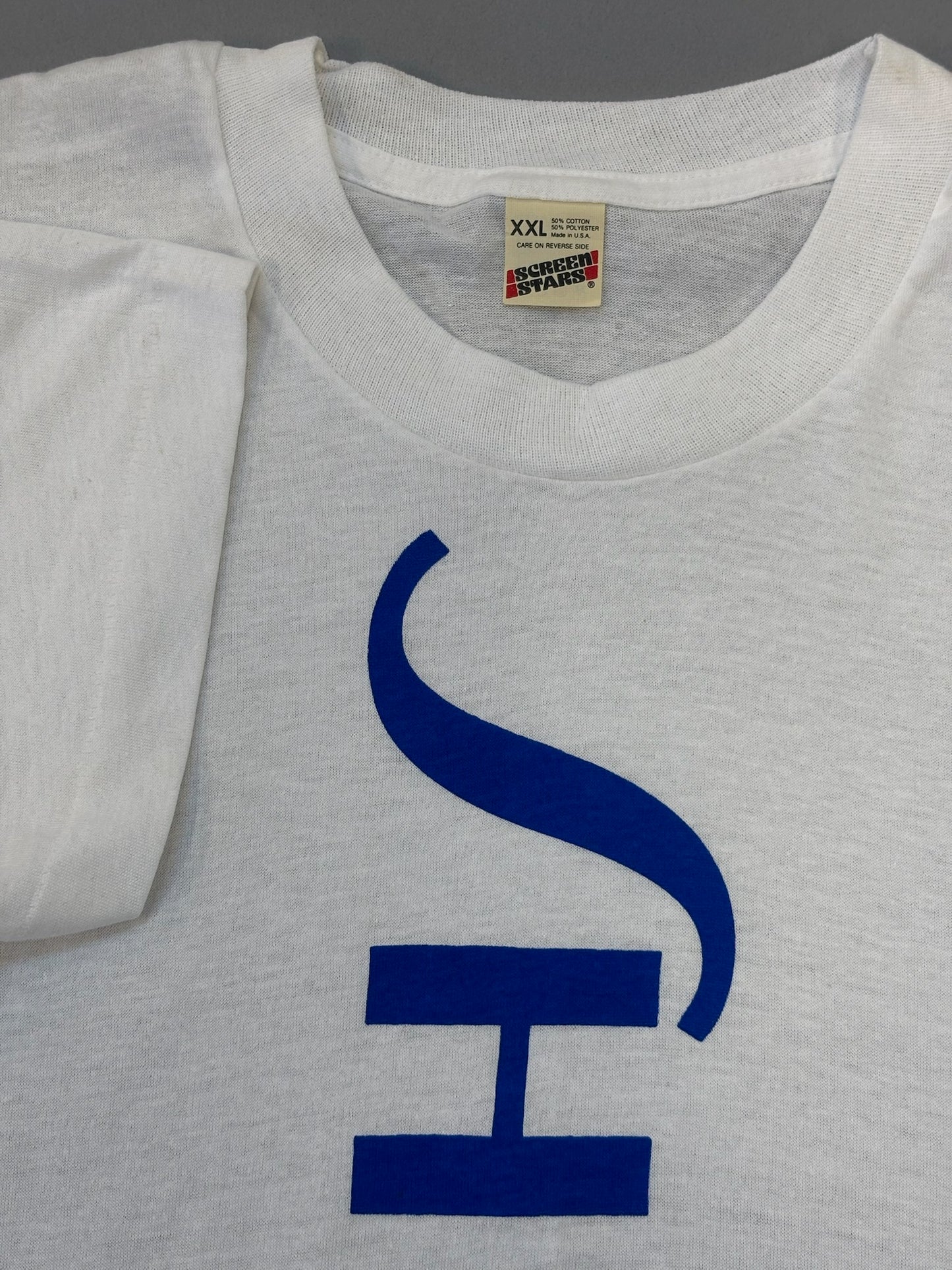 HUGE shepshop LOGO white t screenstars