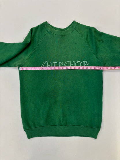 Forest Green Raglan Sweatshirt Shep Outline