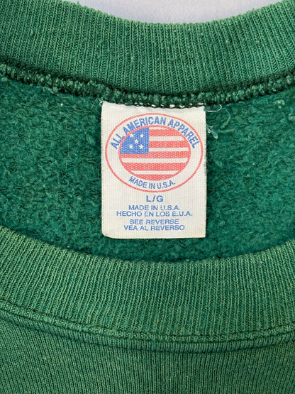 Forest Green Raglan Sweatshirt Shep Outline