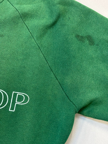 Forest Green Raglan Sweatshirt Shep Outline