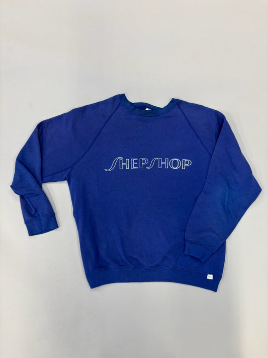 Navy Raglan Sweatshirt Discus